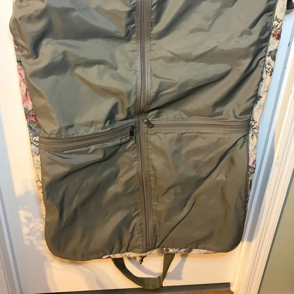 French West Indies Floral‎ Tapestry Cottagecore Grandmacore Vintage Garment Bag